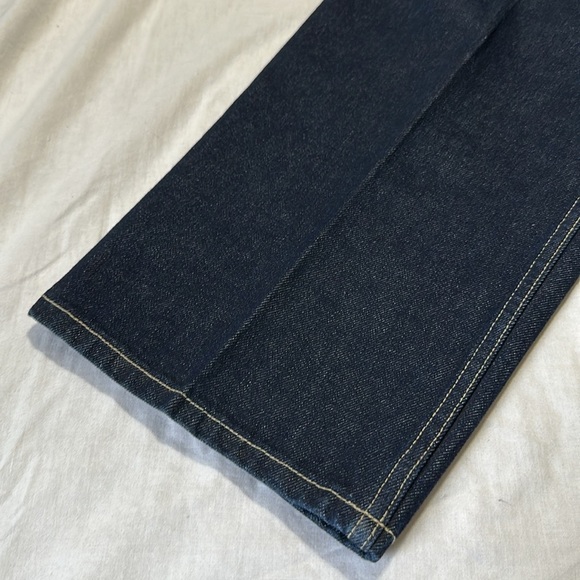 Sean John Men's Dark Wash Wide Leg Carpenter Blue Denim Jeans - Size 32 - Picture 2 of 7